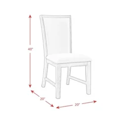 2pc Jasper Dining Slat Back Side Chair Set Black - Picket House Furnishings -Furniture Specialty Store GUEST 47d29598 e102 4b31 8166 d04af22bbbfd