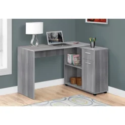60" Computer Desk With Storage Cabinet - EveryRoom
