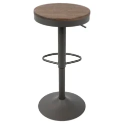 Set Of 2 Dakota Adjustable Industrial Barstools - LumiSource -Furniture Specialty Store GUEST 481b8919 ede6 4e59 bfb2 0103566fb65c