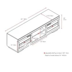 Granville Wood Veneer Mocha TV Stand For TVs Up To 80" Espresso - Sonax -Furniture Specialty Store GUEST 4867dfd8 4e24 4938 bb39 8e1079970cda