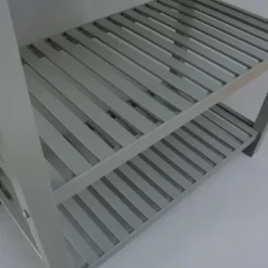 Kitchen Island With Two Shelves Natural/Gray - Flora Home -Furniture Specialty Store GUEST 48b9c755 52d6 4c1e ab53 57aed53c3eac