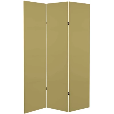 6" Double Sided Canvas Room Divider - Oriental Furniture 6 6" Double Sided Canvas Room Divider - Oriental Furniture - Image 4