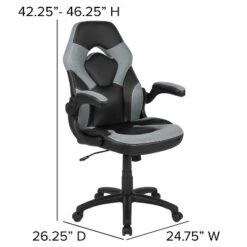 Emma And Oliver Gaming Desk & Chair Set With Cup Holder, Headphone Hook, And Monitor Stand -Furniture Specialty Store GUEST 48fa36fb 2f67 4236 aa19 2333d6fdb009