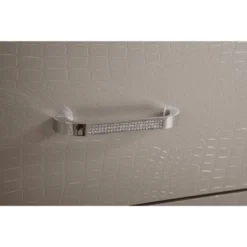 Passion Furniture Alana 2-Drawer Silver Champagne Nightstand (28 In. H X 17 In. W X 25 In. D) -Furniture Specialty Store GUEST 4960f14c 92d4 416a b78b 1989f9418028