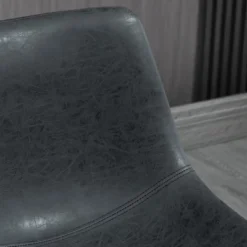 HOMCOM Counter Height Bar Stools Set Of 4, Vintage PU Leather Barstools With Footrest For Dining Room, Home Bar, Kitchen, Black 11 HOMCOM Counter Height Bar Stools Set Of 4, Vintage PU Leather Barstools With Footrest For Dining Room, Home Bar, Kitchen, Black -Furniture Specialty Store GUEST 49df7c55 7a14 4de9 a38e f9a43079d97a