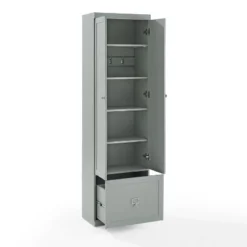 Harper Convertible Pantry Closet Gray - Crosley -Furniture Specialty Store GUEST 4a5f23a7 0cd0 465f 93ae 27af53ebe13e