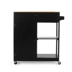 Telfair Kitchen Cart With Wheels - Christopher Knight Home -Furniture Specialty Store GUEST 4a9424f5 f9b4 4078 a9e9 4d2d1f9717a5