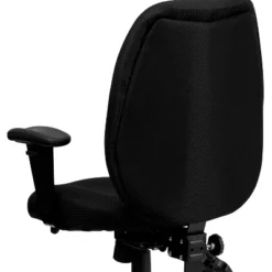 Emma And Oliver High Back Fabric 3-Paddle Ergonomic Swivel Office Chair Adjustable Arms -Furniture Specialty Store GUEST 4c1687a8 92d1 4f42 8d6b d93f1b3cb831