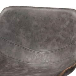 Set Of 2 Tani Faux Leather Upholstered Metal Barstools Gray/Black - Baxton Studio -Furniture Specialty Store GUEST 4c6296bb a429 4404 99a5 e45a441cd49d