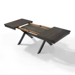 7pc Hayden Extendable Dining Set With Camille Chairs Matte Black/Slate - Crosley -Furniture Specialty Store GUEST 4c9b0f6a 1e7a 4c97 81c6 59a2db625865