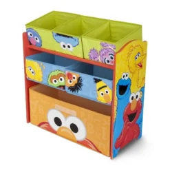 Disney Sesame Street Design And Store 6 Bin Toy Organizer - Delta Children -Furniture Specialty Store GUEST 4de195c8 452b 49c9 8b39 0aeb3482b146