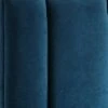55 Downing Street Cadence Channel Tufted Blue Velvet Queen Hanging Headboard