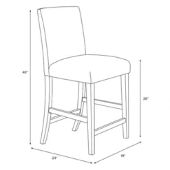 Hendrix Counter Height Barstool In Linen - Skyline Furniture -Furniture Specialty Store GUEST 502e98e9 d371 4be1 ac02 195efdc5d03b