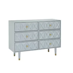 6 Drawer Geo Textured Dresser - Linon -Furniture Specialty Store GUEST 514eb8c8 6dc8 483d b799 a83750fcb3e7