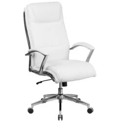 Flash Furniture High Back Designer Smooth Upholstered Executive Swivel Office Chair With Chrome Base And Arms -Furniture Specialty Store GUEST 516428c9 07ea 45fd 834b b48b659284fb