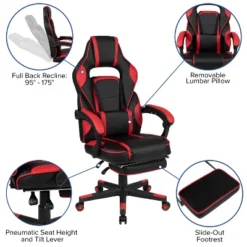 Flash Furniture Gaming Desk With Cup Holder/Headphone Hook/Removable Mousepad Top & Reclining Back/Arms Gaming Chair With Footrest 22 Flash Furniture Gaming Desk With Cup Holder/Headphone Hook/Removable Mousepad Top & Reclining Back/Arms Gaming Chair With Footrest -Furniture Specialty Store GUEST 52358082 ca4c 45c8 9eaf 3a2ee41b9626