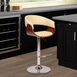 Paris Swivel Barstool - Armen Living -Furniture Specialty Store GUEST 53013414 5436 4d29 8454 ddd2b8228330