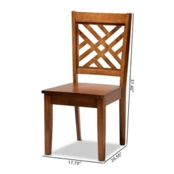 Caron Wood Dining Chair Set - Baxton Studio -Furniture Specialty Store GUEST 5305a1aa ca0c 41ef 9732 814c8ec29eca