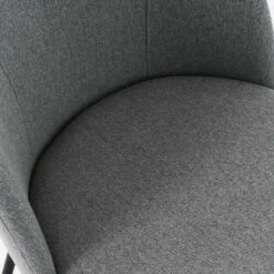 Mona+Nano 5 Piece Black Rectangular Clear Tempered Transparent Glass Table With 4 Upholstered Side Chairs-The Pop Maison -Furniture Specialty Store GUEST 53198f0b 51df 4b06 b339 0091ecc8853d