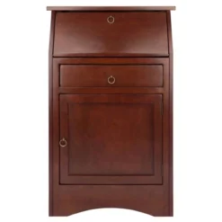 Regalia Secretary Desk Walnut - Winsome -Furniture Specialty Store GUEST 5476391d 48f4 4bc6 8d5c d9b94bf7162f