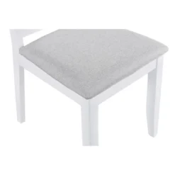 Mid-Century 5-Piece Extendable Round Dining Table Set White-ModernLuxe -Furniture Specialty Store GUEST 554a65c6 b830 4b65 9782 59c139c063a7