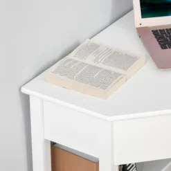 HOMCOM Corner Desk, Triangle Computer Desk With Drawer And Storage Shelves For Small Spaces, Home Office Workstation For Living Room, Or Bedroom 13 HOMCOM Corner Desk, Triangle Computer Desk With Drawer And Storage Shelves For Small Spaces, Home Office Workstation For Living Room, Or Bedroom -Furniture Specialty Store GUEST 556bfb4e e669 4e74 a9f8 093f342d6934