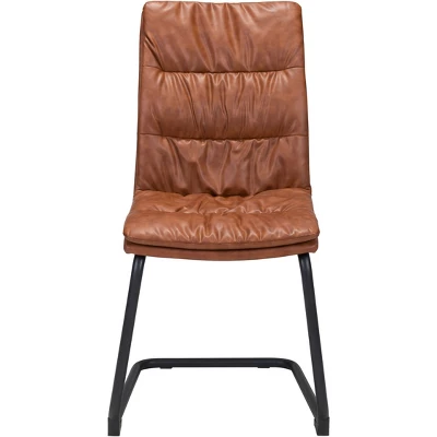 Set Of 2 Ruth Dining Chairs Vintage Brown - ZM Home 5 Set Of 2 Ruth Dining Chairs Vintage Brown - ZM Home - Image 3