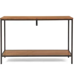 Nolan 2 Tier Console Table Brown - ClickDecor -Furniture Specialty Store GUEST 55dd9304 0965 4c5f a4e2 cfb749f2202f