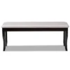 Cornelie Fabric Upholstered Wood Dining Bench - Baxton Studio -Furniture Specialty Store GUEST 56256a6a 76a8 486a b3d2 098cae0d4f96