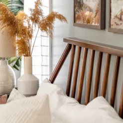 Boho Solid Wood Spindle Platform Bed - Saracina Home -Furniture Specialty Store GUEST 56d06391 618a 4987 81f4 c67d43671300