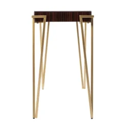 Capkya Console Table Brown/Gold - Aiden Lane -Furniture Specialty Store GUEST 576840db 1062 4e79 af06 9b9aa44cbdc2