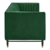 Devote Channel Tufted Performance Velvet Sofa Emerald - Modway -Furniture Specialty Store GUEST 5783da39 de30 425e 814b 722792985dad
