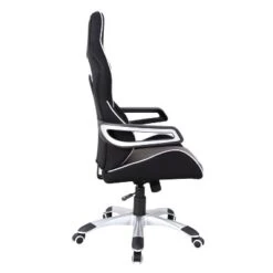 Ergonomic Upholstered Racing Style Home & Office Chair Gray/Black - Techni Mobili -Furniture Specialty Store GUEST 57b8b0f1 37bf 45c2 8ea3 16a1146ca325