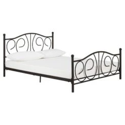 Queen Vanessa Metal Bed Bronze - Room & Joy -Furniture Specialty Store GUEST 57c673e7 e133 4f13 914f 027d0e92bd10