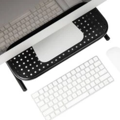 Mind Reader 2pk Metal Monitor Stand And Riser Black -Furniture Specialty Store GUEST 5805e0b4 40ca 4e39 95a5 ca62d167a161