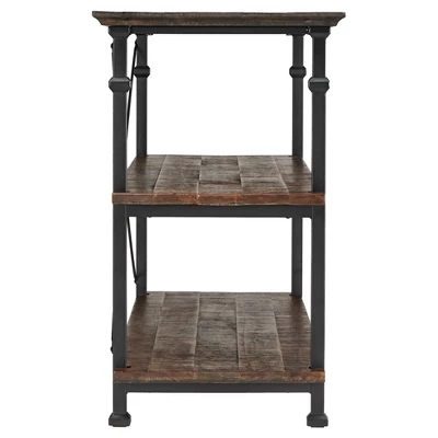 Ronay Rustic Industrial Console Table - Inspire Q® 4 Ronay Rustic Industrial Console Table - Inspire Q® - Image 2