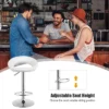 Costway Set Of 2 Bar Stools Adjustable PU Leather Barstools Swivel Pub Chairs White 1 Costway Set Of 2 Bar Stools Adjustable PU Leather Barstools Swivel Pub Chairs White -Furniture Specialty Store GUEST 58e2cbb7 4833 45f1 9820 402d24ca3c43