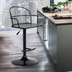 Edward Adjustable Metal Barstool - Armen Living -Furniture Specialty Store GUEST 59538d72 172d 4bb7 b2c9 df3dd93a5491