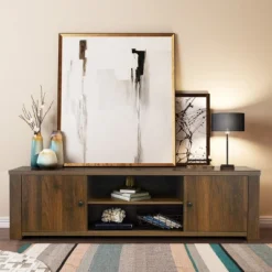 Costway TV Stand For TV's Up To 65'' W/Storage Cabinets & Shelves -Furniture Specialty Store GUEST 596b4b07 29ad 4cd7 9440 d1f3120cd227