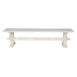 72" Trestle Bench Unfinished - International Concepts