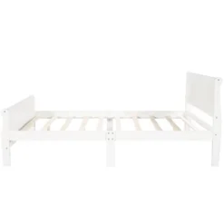 Full Size Wood Platform Bed With Headboard And Wooden Slat Support-ModernLuxe -Furniture Specialty Store GUEST 59eb2193 8490 4975 ab22 5299c1a6cc8b