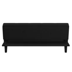 Lorrance 3 Seat Convertible Futon Sofa Bed Black - Serta -Furniture Specialty Store GUEST 59f5c798 4fbb 472c a8a4 809ff46b8ee4