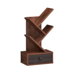 Tangkula 5-Tier Tree Bookshelf W/ Wooden Drawer Display Storage Organizer Rack -Furniture Specialty Store GUEST 5a742ca5 7ca2 49b6 890a 9c663b5c9980