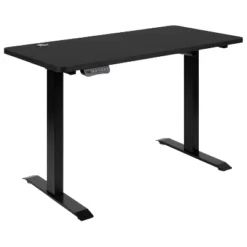 Flash Furniture 48" Wide Black Electric Height Adjustable Standing Desk With Mid-Back Black LeatherSoft And Chrome Executive Swivel Office Chair -Furniture Specialty Store GUEST 5a819894 2715 4d40 986b b37dae6145e0 1