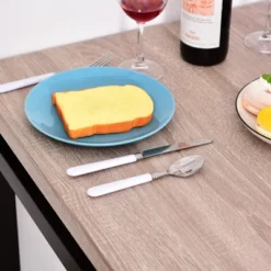 HOMCOM 5-Piece Dining Table Furniture Set Modern Industrial Table With 4 Chairs For Dining Room, Kitchen -Furniture Specialty Store GUEST 5b15f87f 0ab3 4a4d 95d7 f7bc486cf81e