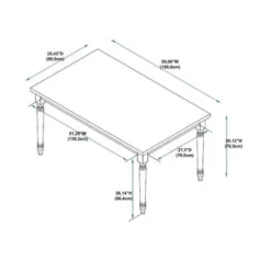 Reagan Dining Table - Powell Company -Furniture Specialty Store GUEST 5b2b2e8d 5212 4424 b7e6 a377413b085a