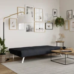 Sorenson Convertible Futon Sofa Bed Charcoal - Serta -Furniture Specialty Store GUEST 5c20df7f 282d 4758 aa7b 3b3136b0bd67