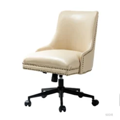 Xavier Faux Leather Office Task Chair With Nailhead | Karat Home -Furniture Specialty Store GUEST 5c63624e 9a5e 4572 a857 192174e0122c