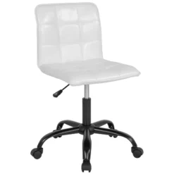 Emma And Oliver Home Office Armless Task Office Chair With Tufted Back/Seat -Furniture Specialty Store GUEST 5c85cc7c 926f 4922 9e67 b4261627e02f