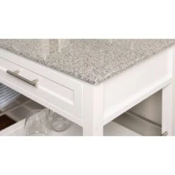 Mitchell Kitchen Cart Granite Top - Linon -Furniture Specialty Store GUEST 5cea5e10 f309 45b2 9cc5 07e7ccbb7842